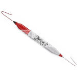 MARCADOR PERMANENTE SHARPIE TWIN TIP C. ROJO